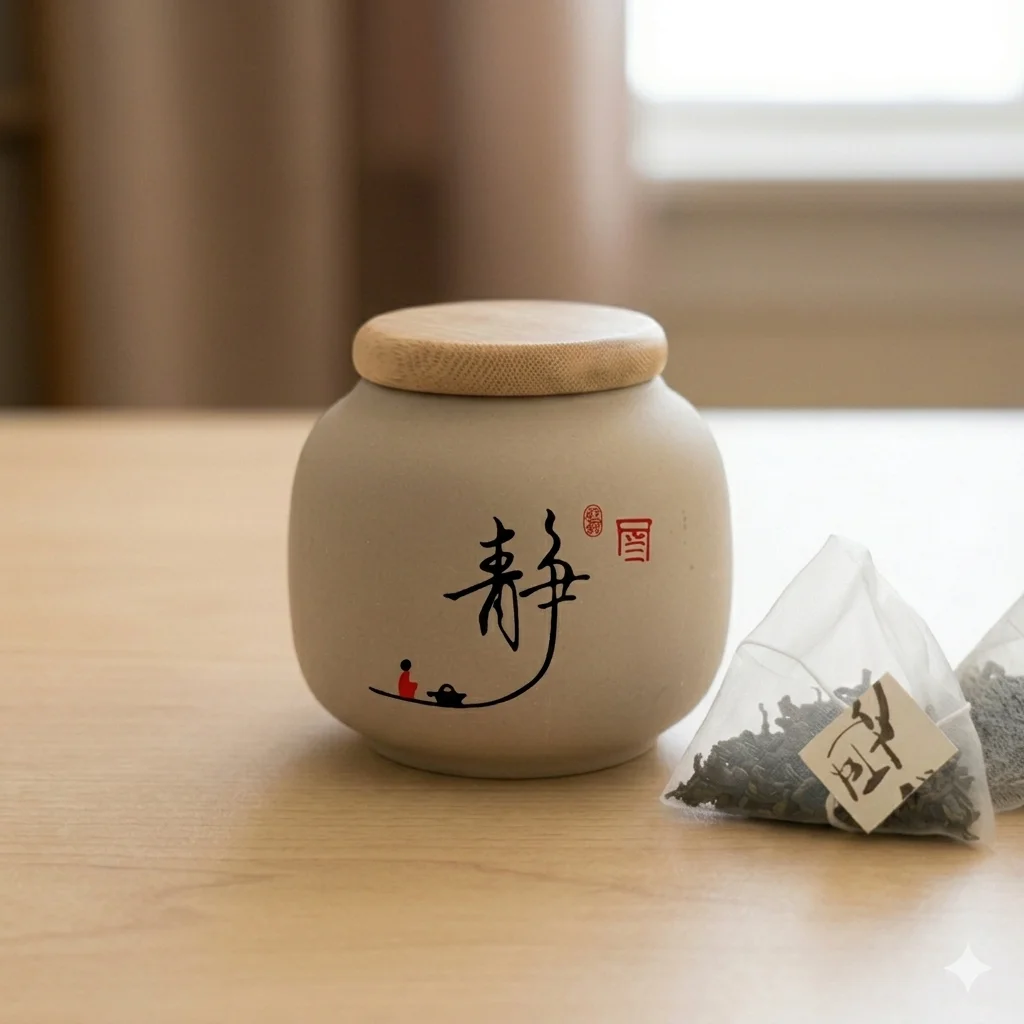 Ceramic Jar Gift Set — Jing